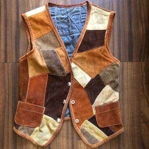 Vintage suede vest